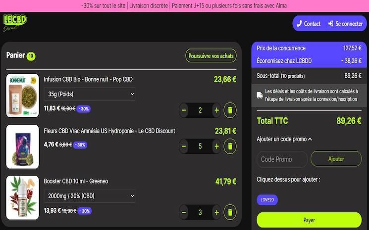 Le CBD Discount vs. Le CBD Discounter