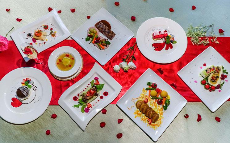 Diner de la Saint Valentin au restaurant Le Crystal Chiang Mai