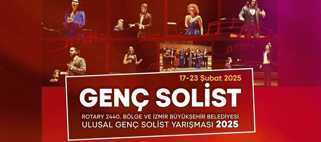Concours Genç Solist 2025 à Izmir - jeunes talents musicaux participant au concours Rotary