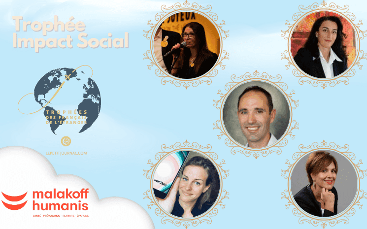 les 5 finalistes du Trophée Impact Social 2025