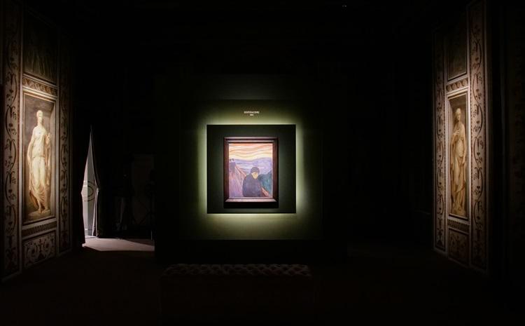 tableaux de munch exposés à Rome