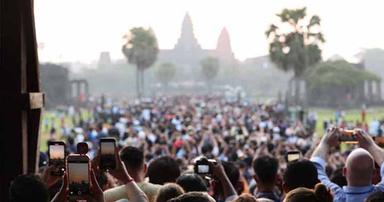 8.726 touristes pour l’équinoxe à Angkor