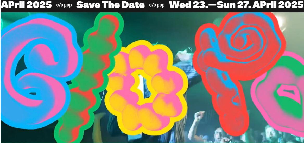 Bannières du festival C/O POP 2025