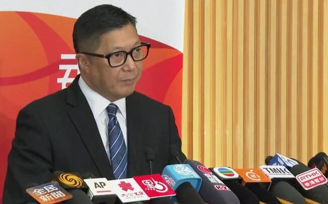 Chris Tang, le chef de la sécurité à Hong Kong