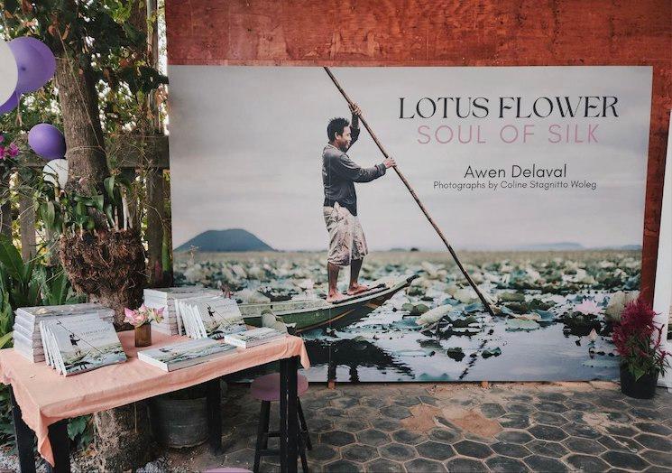 Exhibition Book@Lotus Silk Farm, Picture credit Coline Stagnitto Woleg