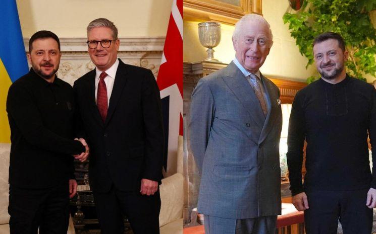 Zelensky et le Royaume-Uni
