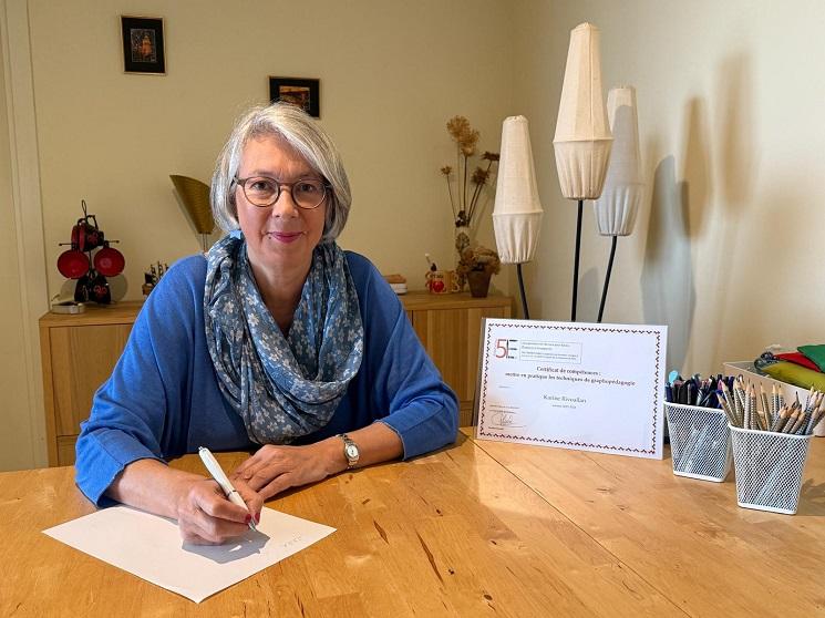 karine rivoallan, graphopédagogue à madrid