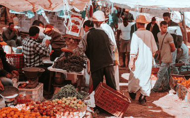 marché fruits et légumes maroc