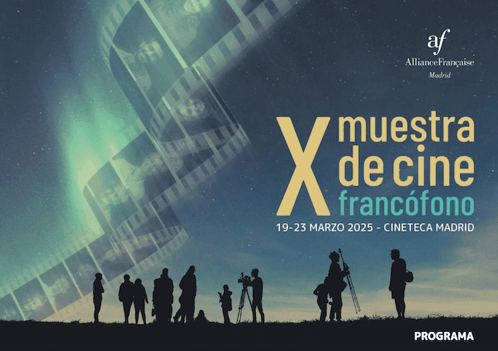 affiche de la muestra du cine francofono à madrid