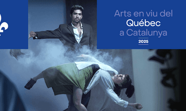 affiche du projet Arts en direct du Québec en Catalogne