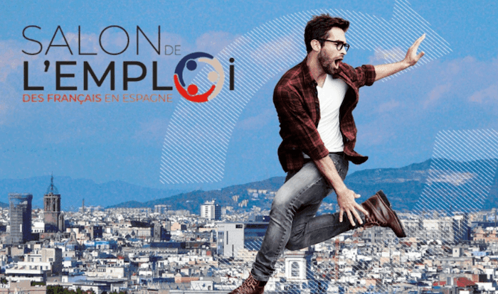 affiche des salons de emploi francophones à madrid et barcelone