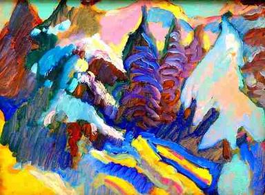 Vassily Kandinsky Snoy Landscape