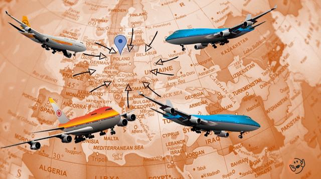 Couv Vols avions Pologne Europes lignes