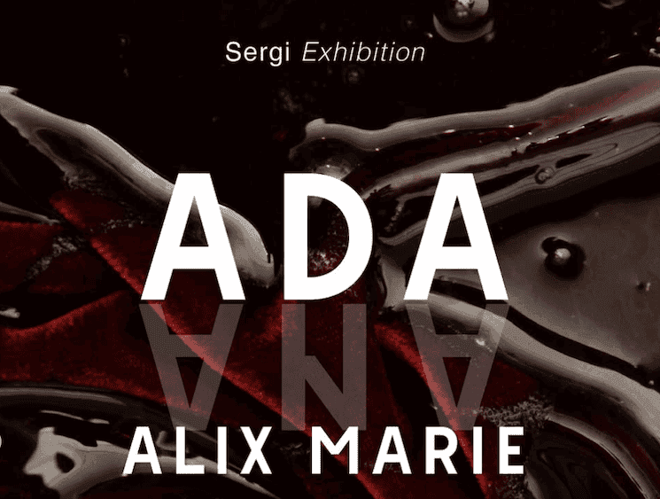 Affiche de l’exposition Ada d’Alix Marie à l’Institut français d’Izmir, mai 2025