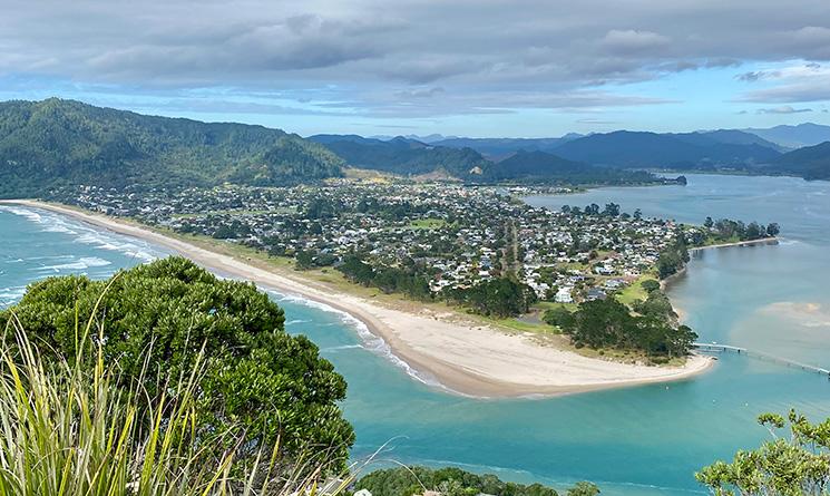 Tairua depuis le Mont Paku