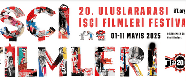 Affiche officielle du 20ᵉ Festival international du film ouvrier à Istanbul – mai 2025