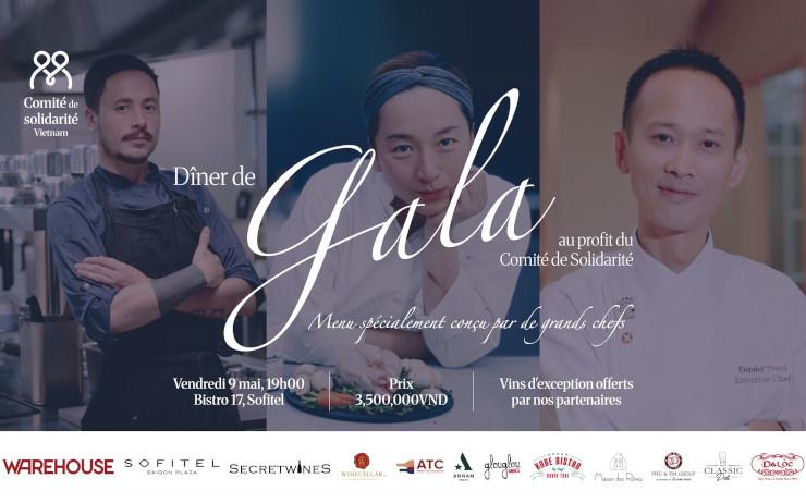“Un bon repas, une bonne action” : un dîner de gala au profit du Comité de Solidarité
