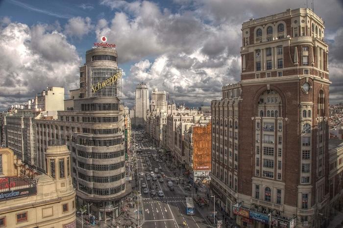 centre ville de Madrid