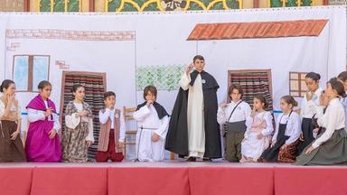 Miracle de Sant Vicent représenté sur l’un des autels de Valencia.