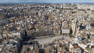 valencia, une ville cosmopolite vue du ciel