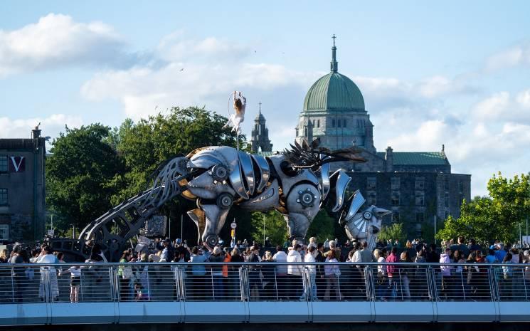 2024 Galway International Arts Festival Planète Vapeur's Pegasus Galway City