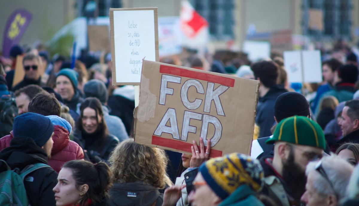 Manifestation contre l'AFD