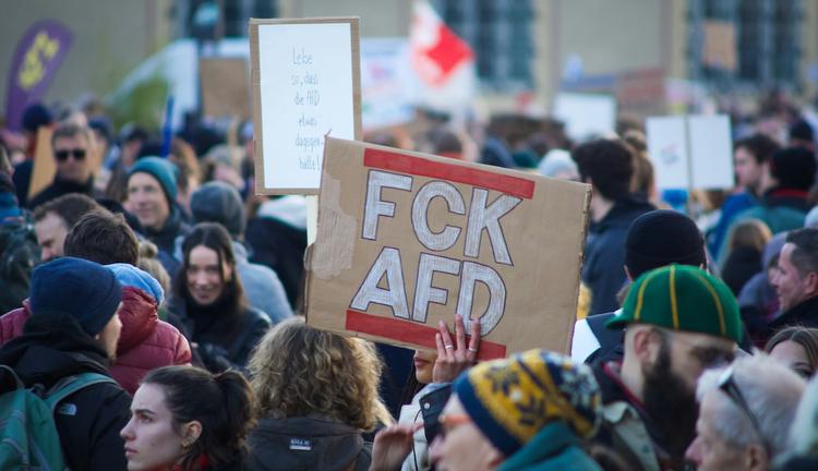Manifestation contre l'AFD