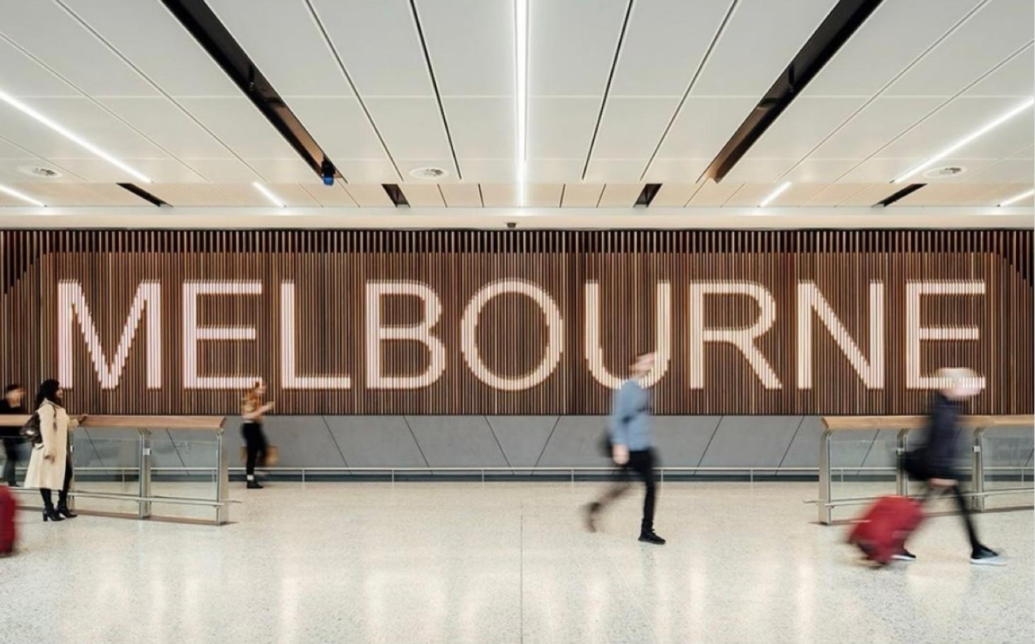Melbourne airport international arrival
