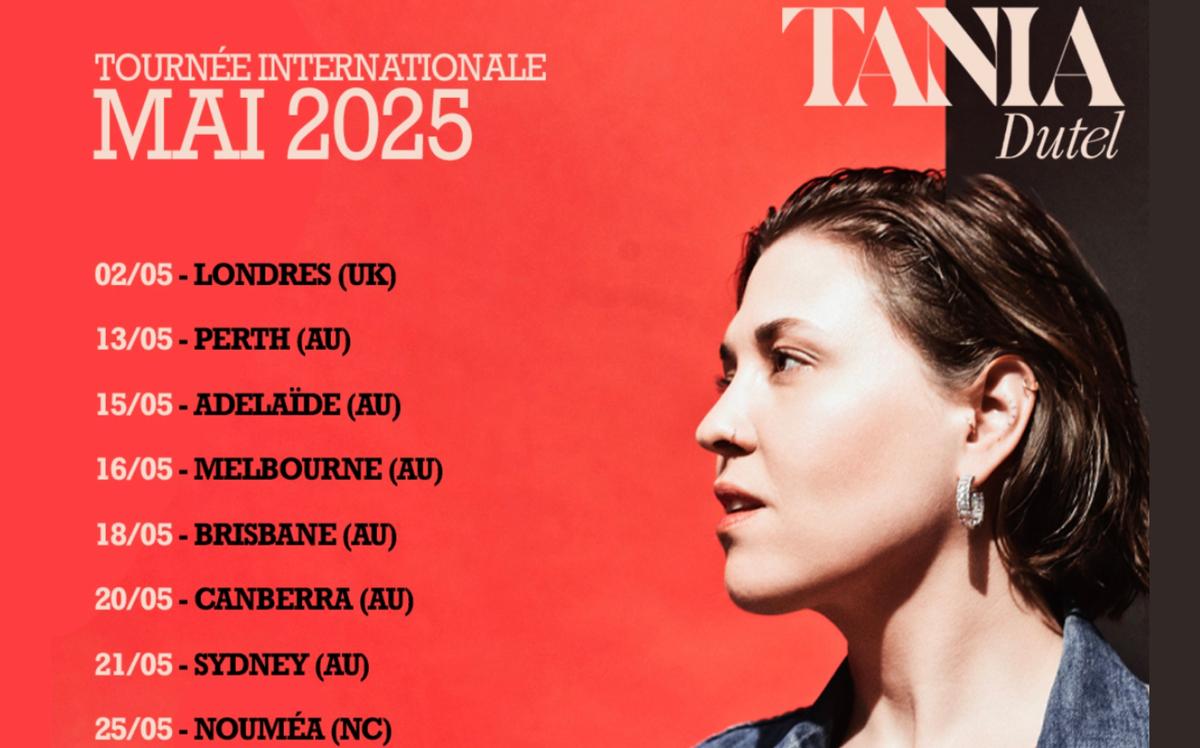 Tania Dutel en tournée en Australie