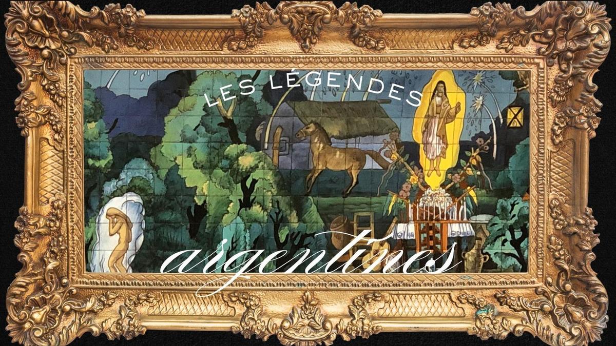 Fresque de la Telesita à la station Bulnes du métro de Buenos Aires. @Clara Monteiro