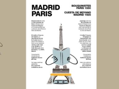 affiche bouquinistes madrid paris