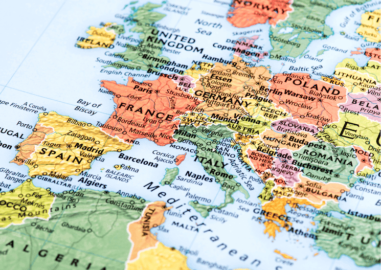 Carte de l’Europe montrant les grandes villes connectées par le projet Starline, incluant Istanbul.