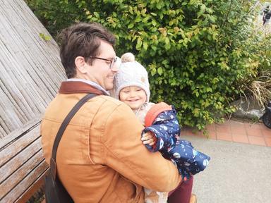 Guillaume Garreau et son fils Maximilien. Crédit : Guillaume Garreau.