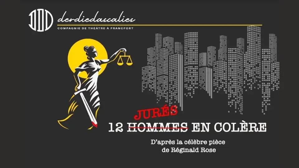 affiche pièce de théatre 12 jurés en colère