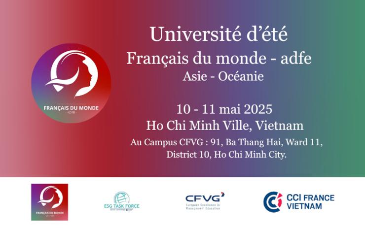 L’Université d’été de Français du monde – ADFE, les 10 et 11 mai