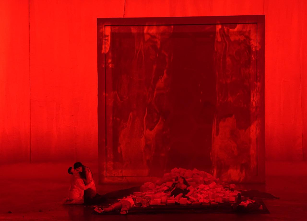 Mise en scène de l'opéra Cassandre au Staatsoper