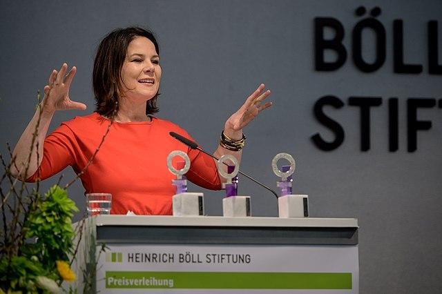 Annalena Baerbock lors d'un discours en 2019