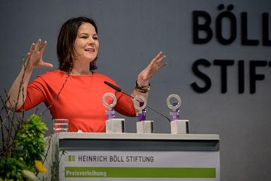 Annalena Baerbock lors d'un discours en 2019
