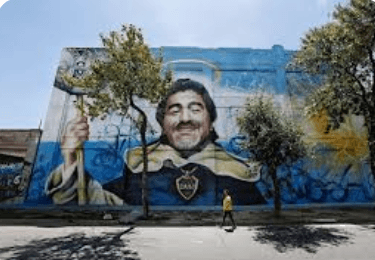 Tour en vélo de l'histoire du football argentin.