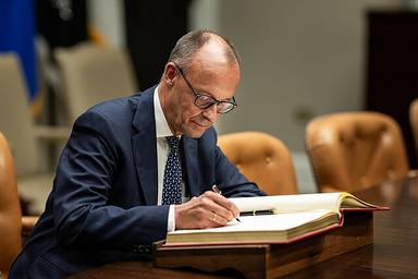 Le chancelier Allemand Friedrich Merz