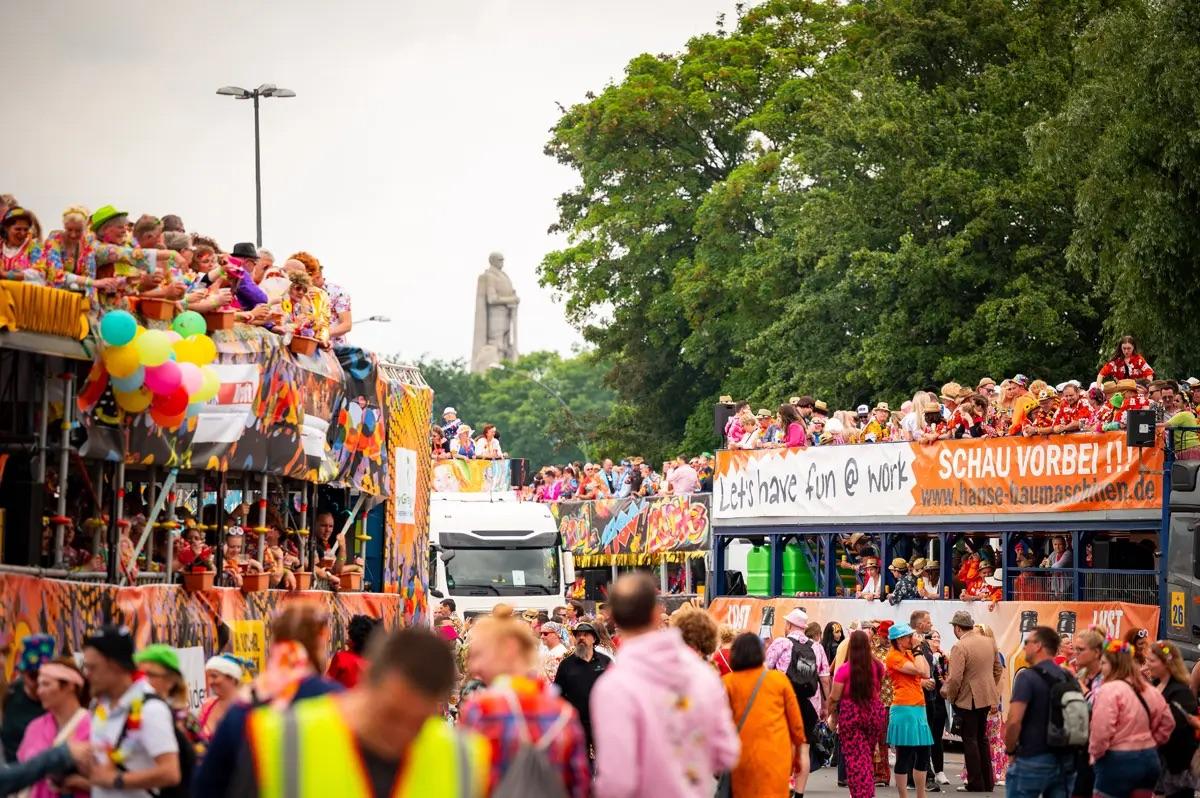 parade du Schlagermove à Hambourg