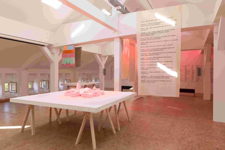 Installation de Sawangwongse Yawnghwe dans le cadre de la biennale de Berlin