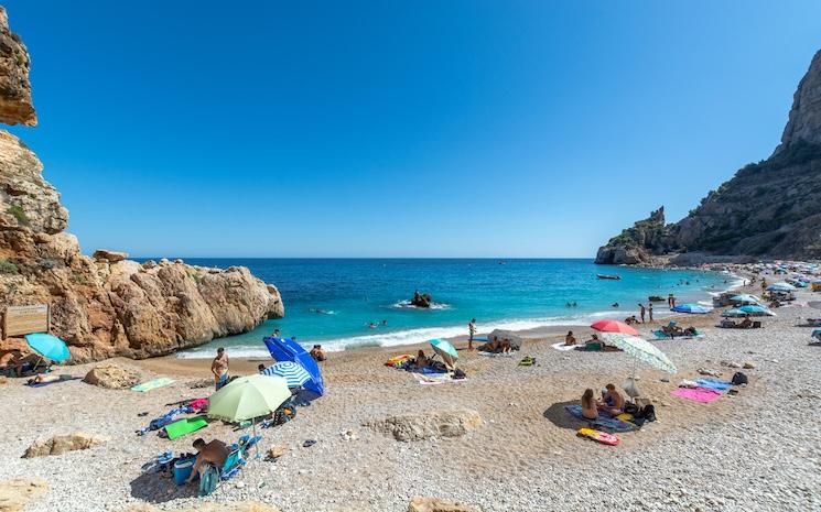 l'une des plages d'Espagne