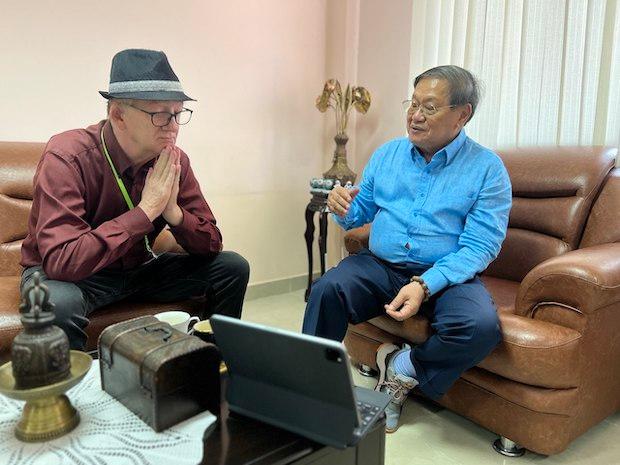 pierre gilette et Khieu Kanarith