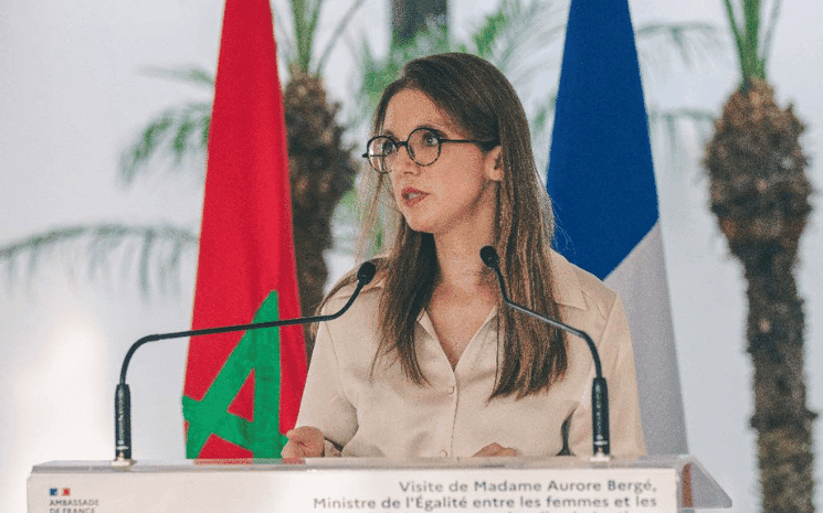 visite rabat aurore bergé