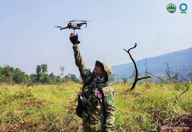 Drones et satellites pour traquer les crimes environnementaux au Cambodge