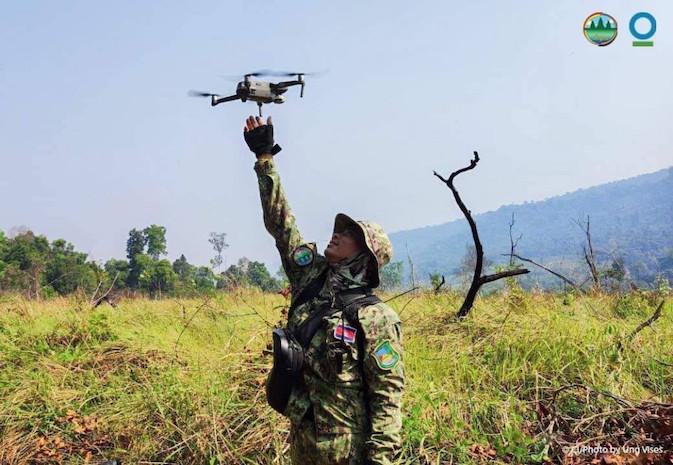 Drones et satellites pour traquer les crimes environnementaux au Cambodge