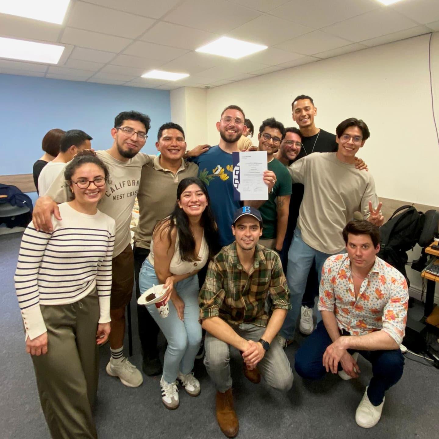 étudiants à Castleforbes College, école d'anglais Dublin