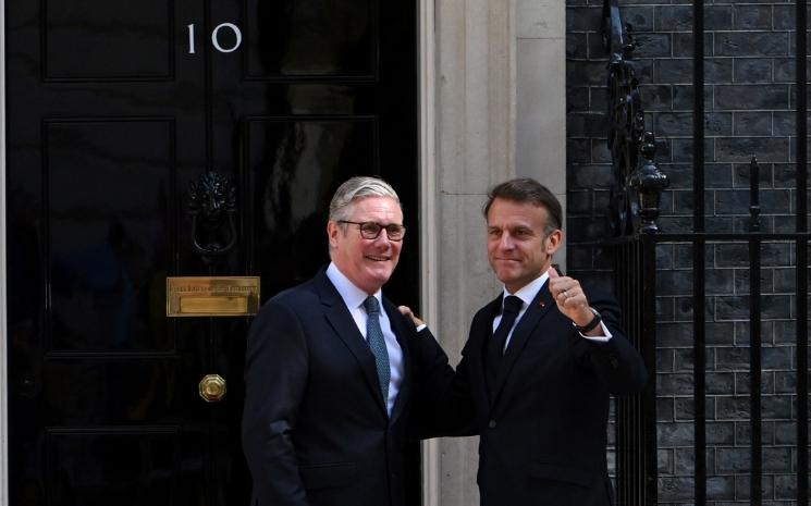 emmanuel macron & keir starmer