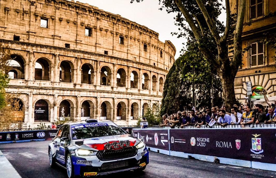 rallye voiture à rome